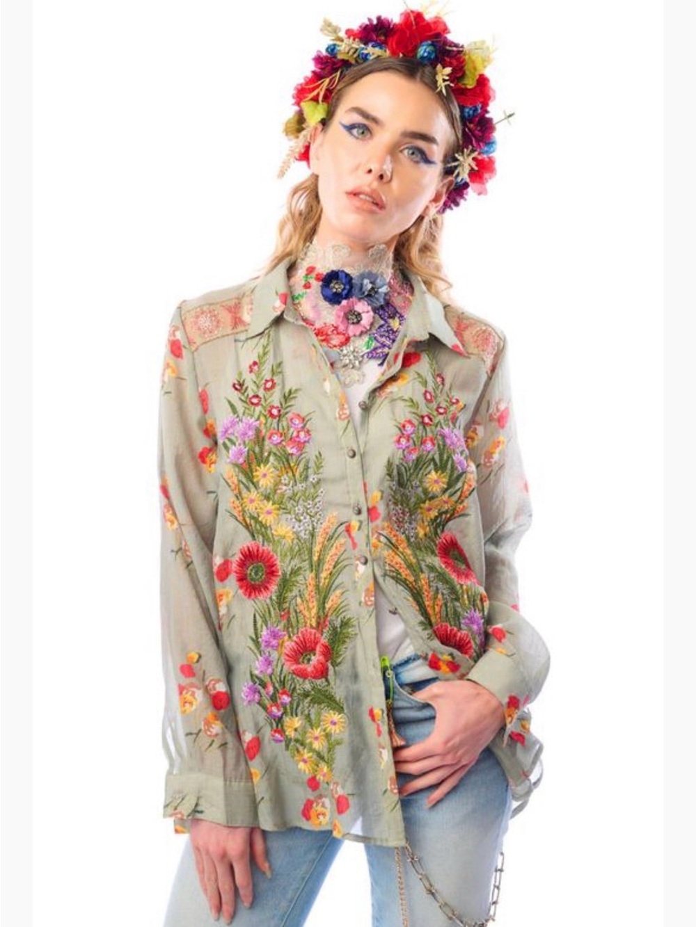 Aratta Mia Grace Shirt
NWT M
$178.00